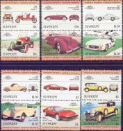 *Známky Svätý Vincent 1983 Automobily, nerazená séria MNH - Kliknutím na obrázok zatvorte -